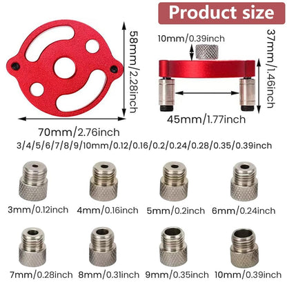 🛠️Self-Centering Doweling Jig – Precision Drill Guide for Perfect Wood Joints