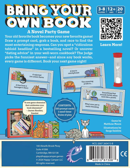 📚🐱Bring Your Own Book: A Novel Party Game(📦Buy 2 Free Shipping)