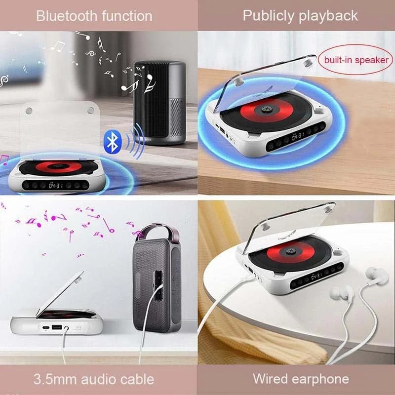 Portable Bluetooth CD Player ❤️ The Perfect Gift for Music Lovers