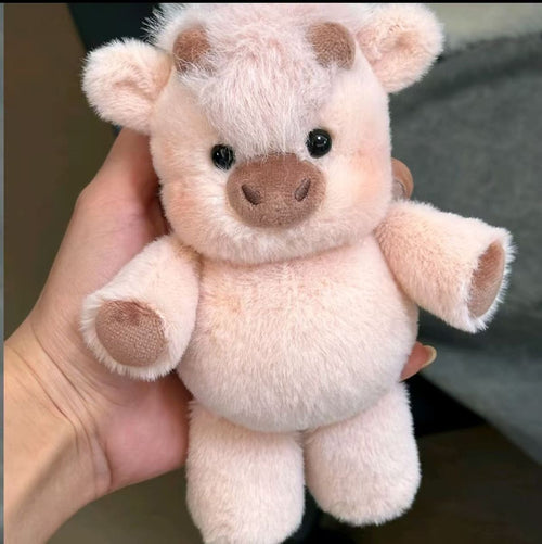 Cute Running Animal Plush Keychain – Wind-Up Mini Plush Toy, Adorable Moving Keyring Gift for Kids & Adults
