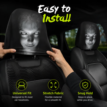 Tyiimax™ HauntedHead Phantom Headrest Covers