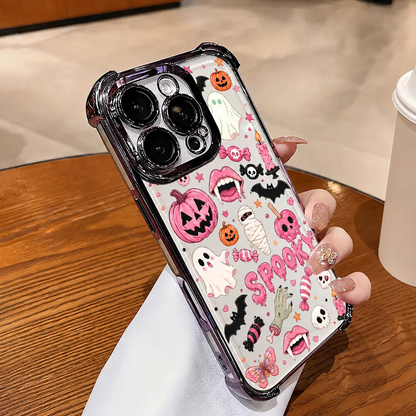 🎃TYIIMAX™ Halloween Candy Ghost Phone Case – Cute Pumpkin & Ghost Design, Shockproof Magnetic Case