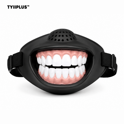 TYIIMAX™ Funny Smile Dog Muzzle – Novelty Big Teeth Pet Mask with Adjustable Straps