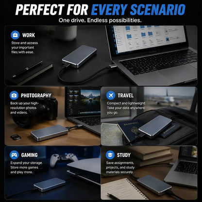 🔥 LAST DAY 48% OFF-Portable External SSD – Protect Your Photos, Videos & Important Files