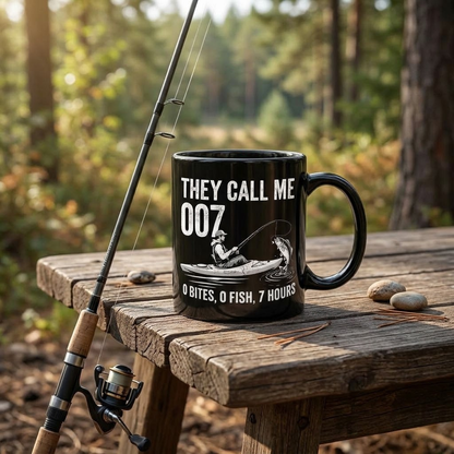 😂 They Call Me 007 Funny Fishing Mug