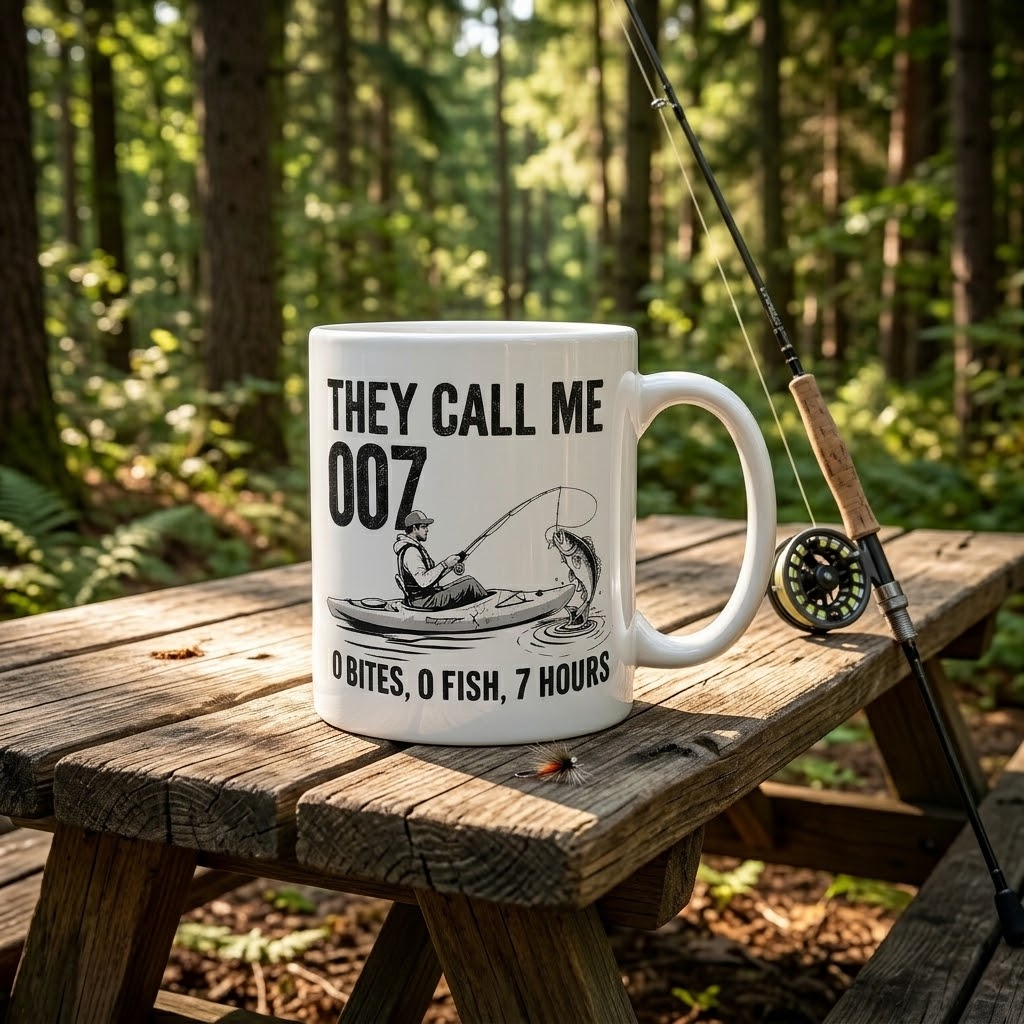😂 They Call Me 007 Funny Fishing Mug