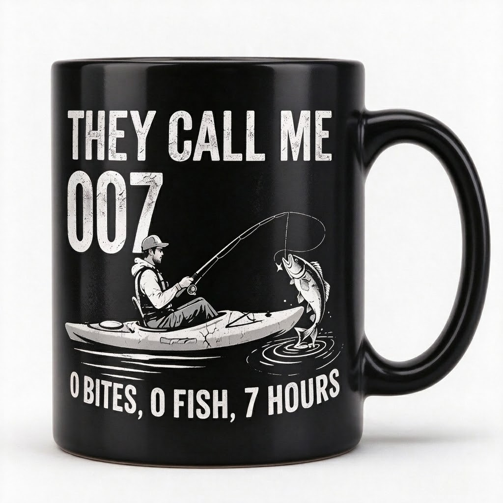 😂 They Call Me 007 Funny Fishing Mug