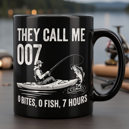 😂 They Call Me 007 Funny Fishing Mug