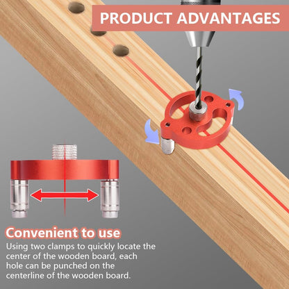 Woodworking Drill Guide Precision Center Locator Tool