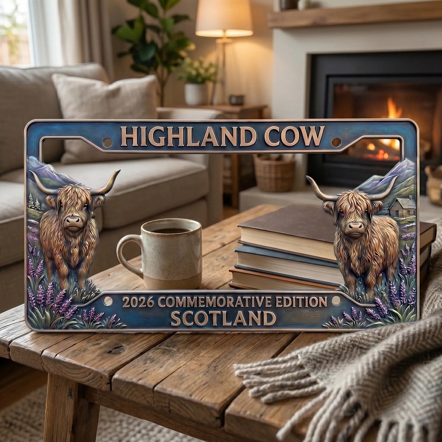 🐂 Highland Cow Commemorative Edition License Plate