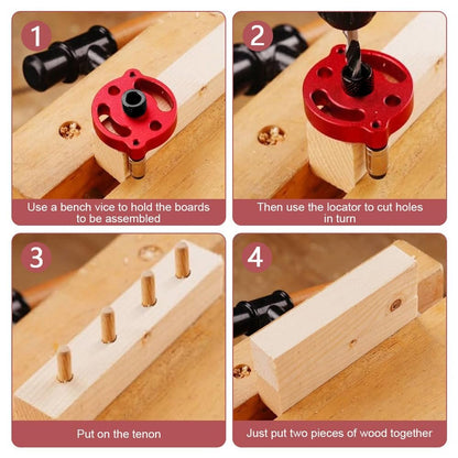 🛠️Self-Centering Doweling Jig – Precision Drill Guide for Perfect Wood Joints