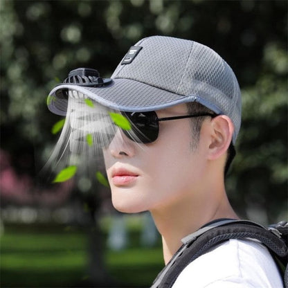 Ultralight UV Protection Baseball Cap with Solar Fan – 2026 New