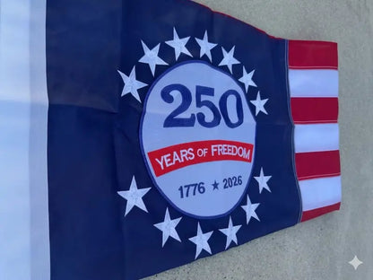🔥250th Anniversary USA Commemorative Flag (3x5 Ft),Double-Sided Embroidered