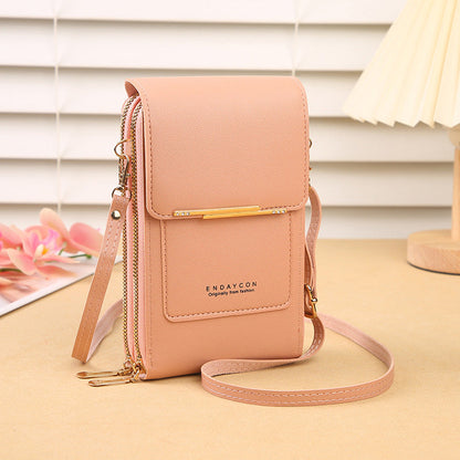 👜 📱 Simple and elegant women's touchscreen crossbody phone wallet