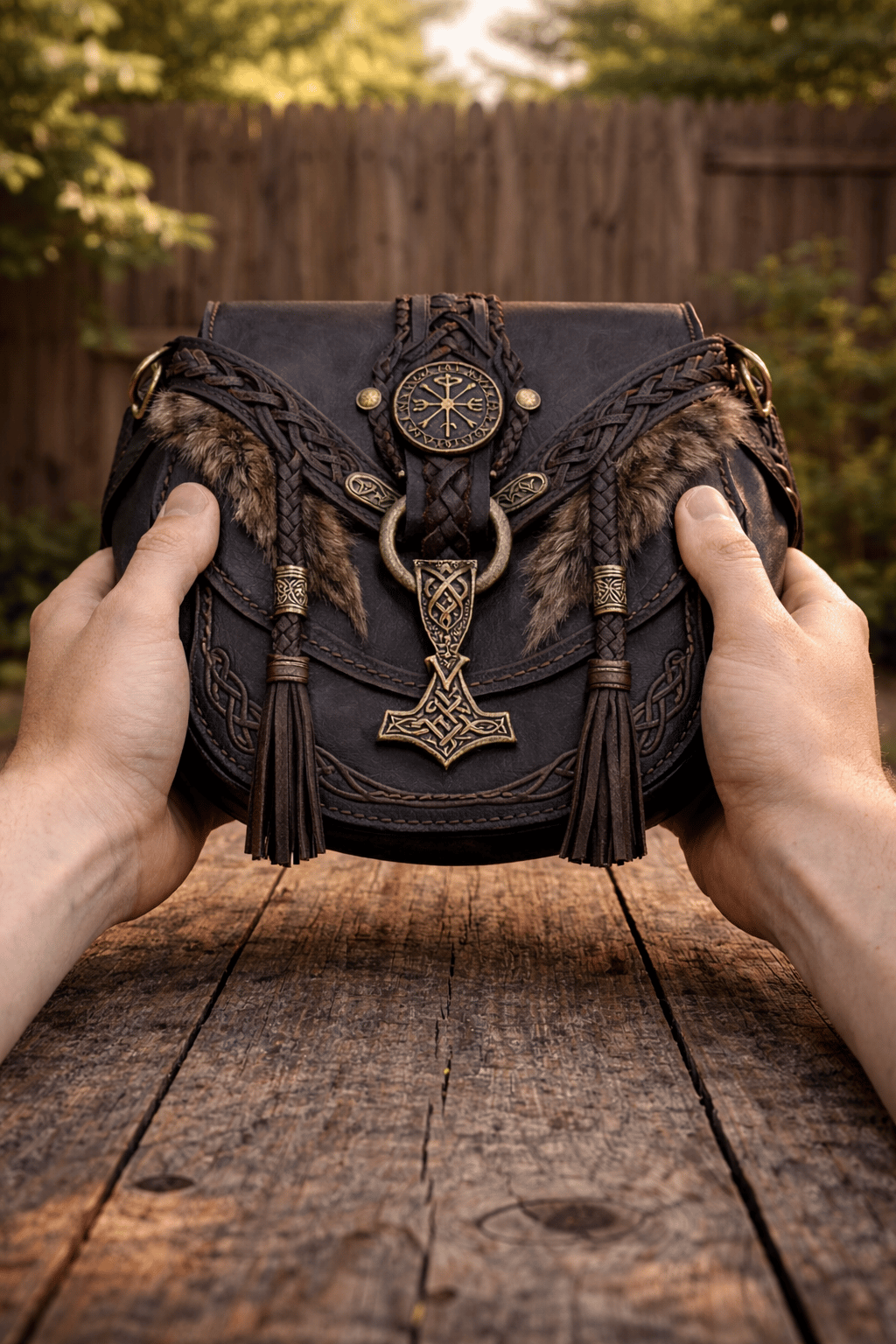 ⚔️ 👜Nathan's Viking Bags - 💕Perfect for men and women who love travel and adventure (✨Crossbody Strap Included)