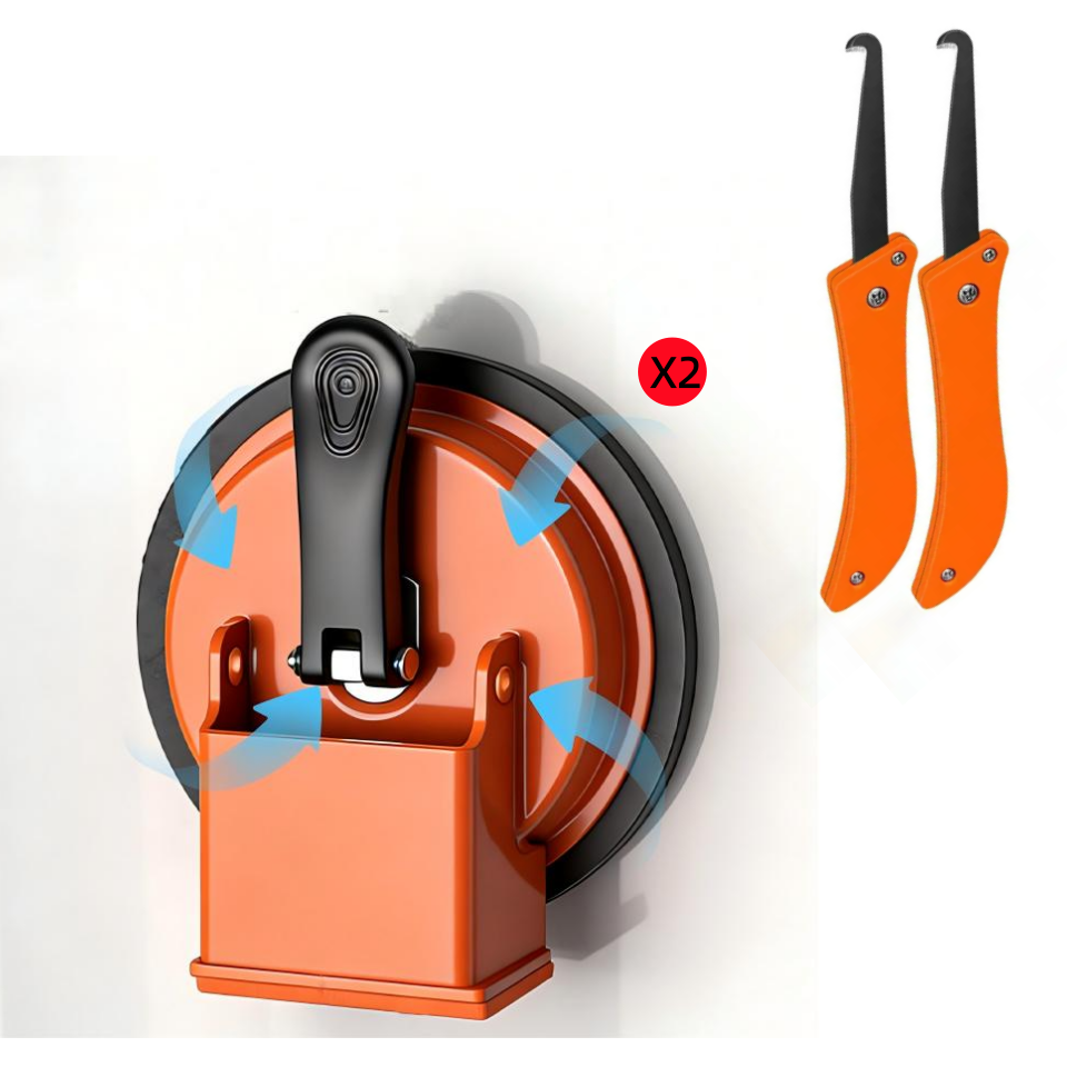 🥳2026 HOT SALE🥳💞50K+ SOLD! 🛠️🔧Heavy-Duty Floor Gap Fixer – 70kg pulling force, 4.65″ suction cup. Closes gaps between floorboards – no need to call a pro! 🏠✨