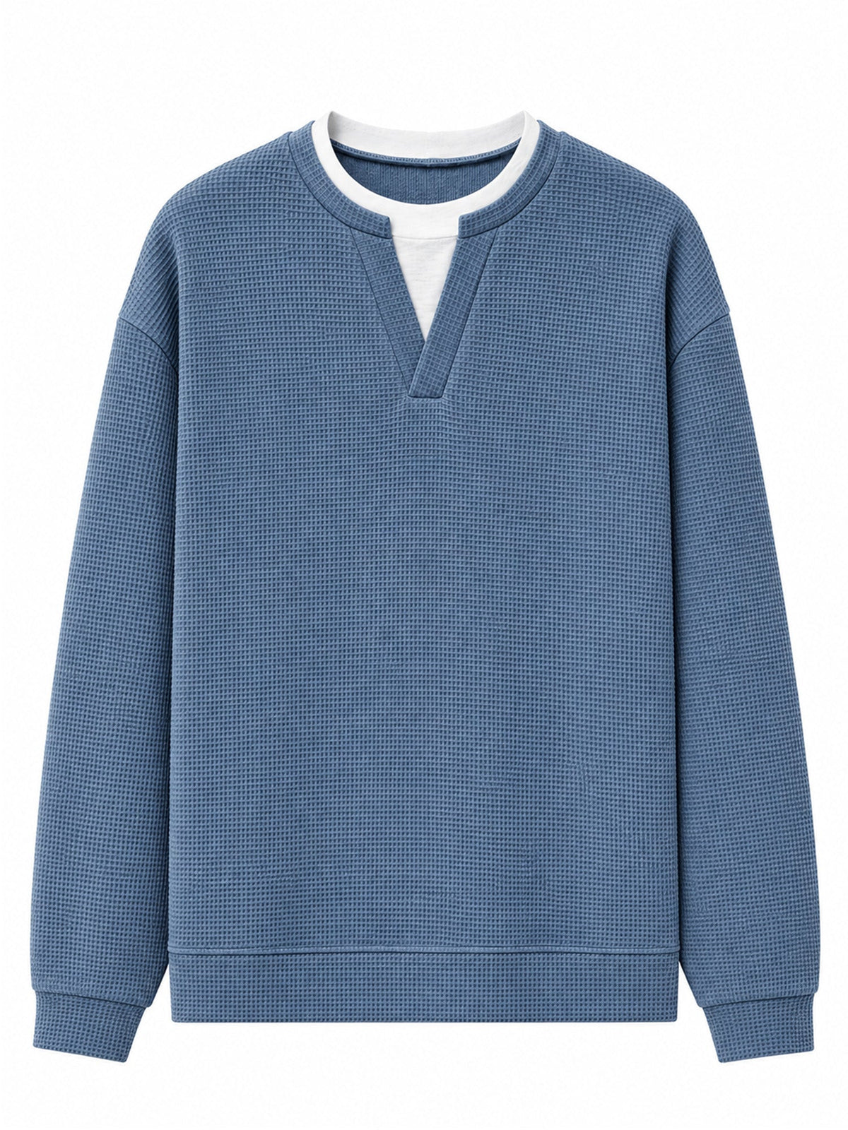 Layered Comfort Waffle Tee