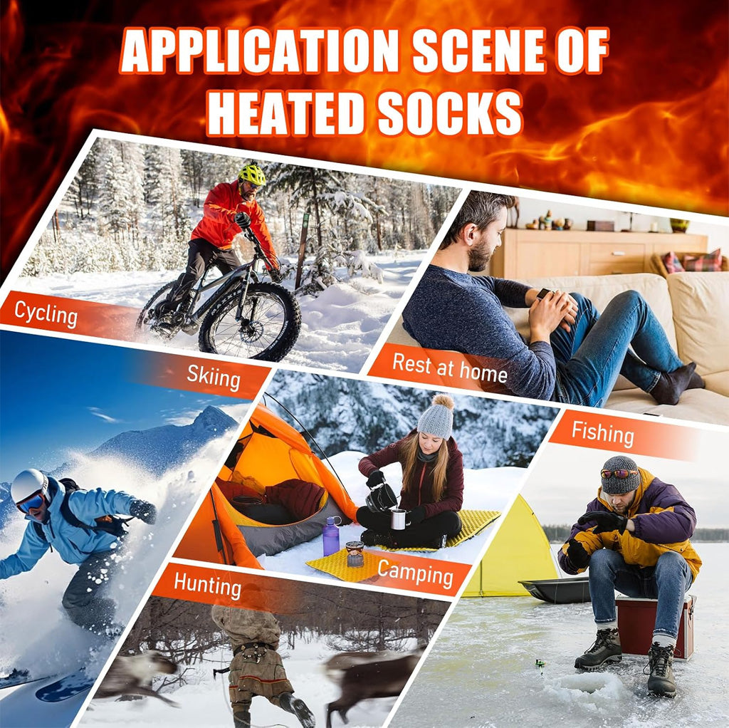 TYII™ Rechargeable Electric Thermal Heated Socks