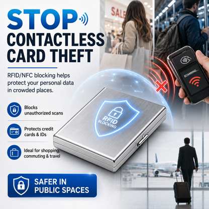 Tyiimax™ RFID Blocking Metal Card Holder