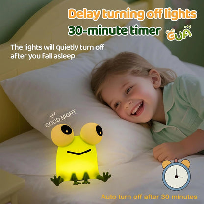 Frogs Night Light, Frogs Lamp Phone Holder