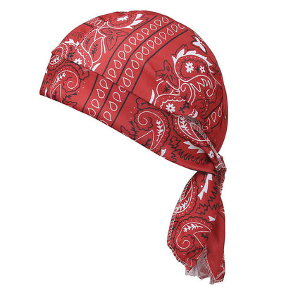 Cooling Paisley Helmet Liner & Headscarf