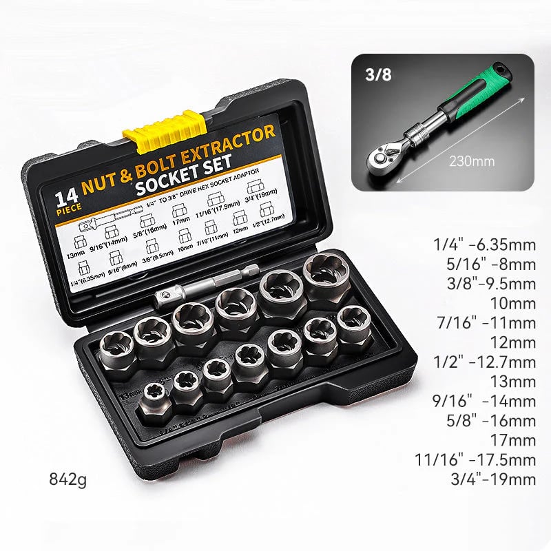 🔩Damaged Screw And Bolt Extractor Set🚗