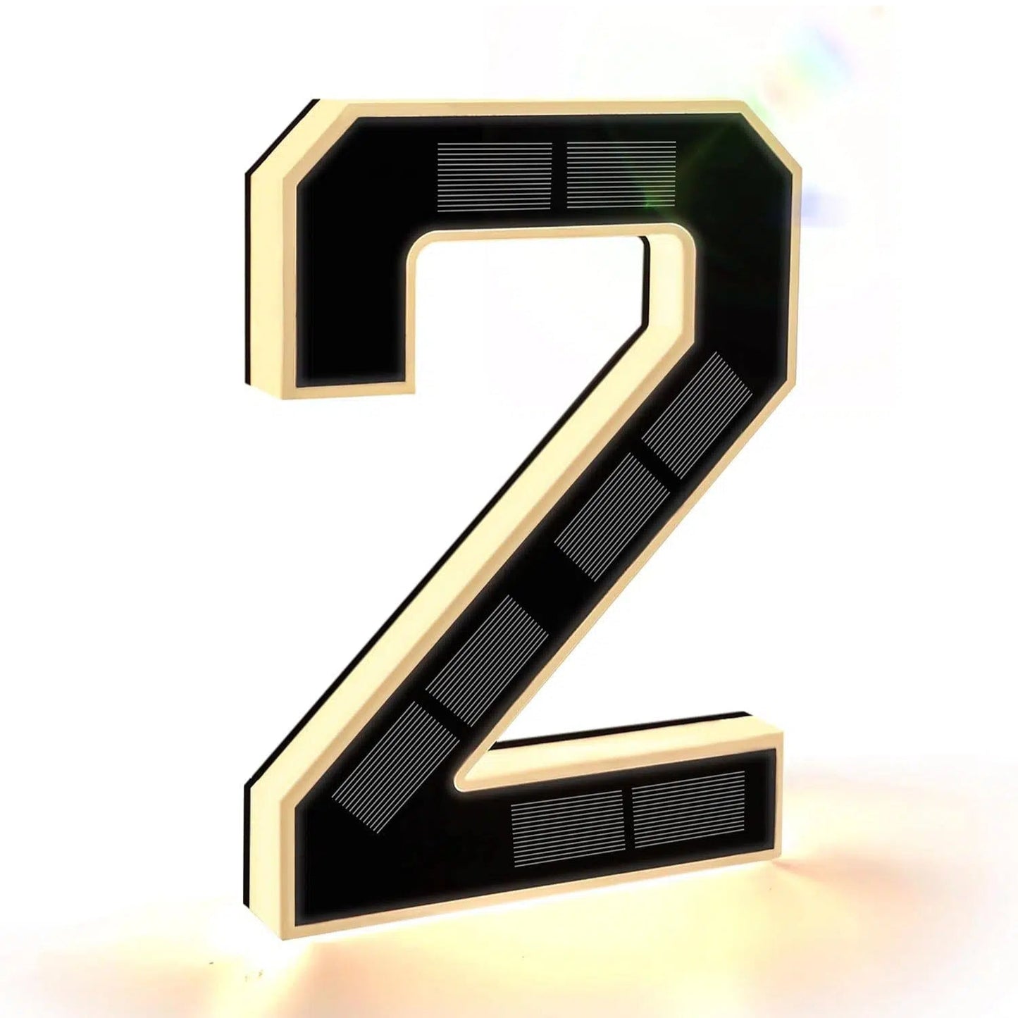 9 Inch Solar-Powered Lighted House Numbers