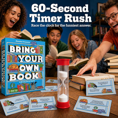 📚🐱Bring Your Own Book: A Novel Party Game(📦Buy 2 Free Shipping)
