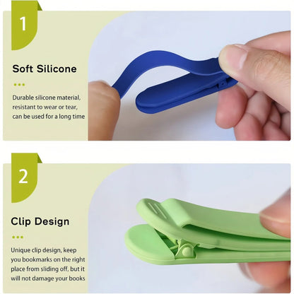 TYIIMAX Silicone Automatic Bookmark