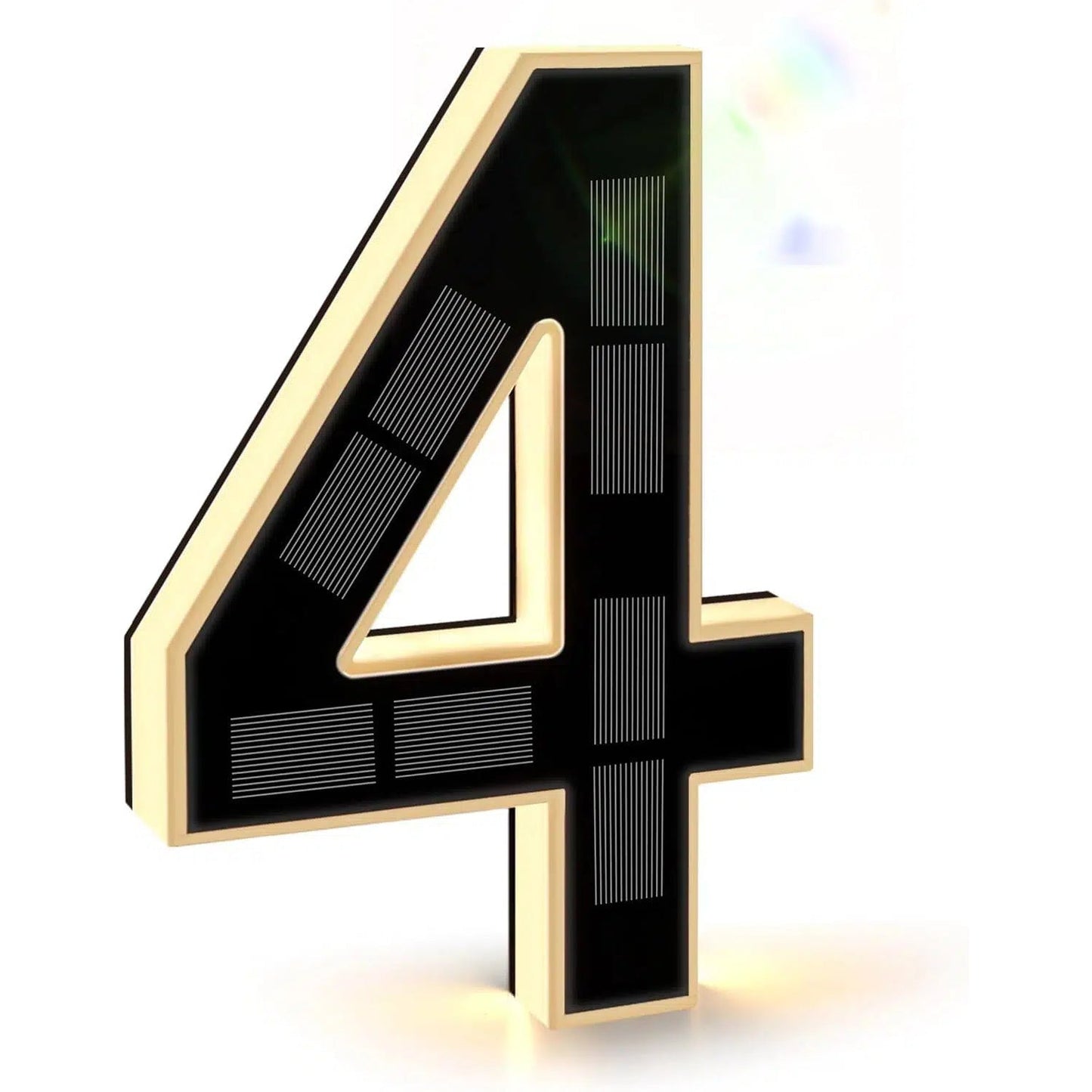 9 Inch Solar-Powered Lighted House Numbers