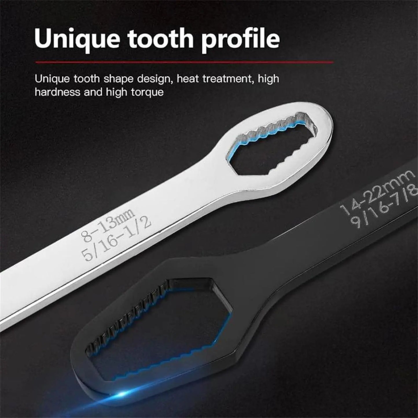 Universal Dual-Head Torx Spanner | 8–22 mm, Non-Slip | Free Shipping Today Only