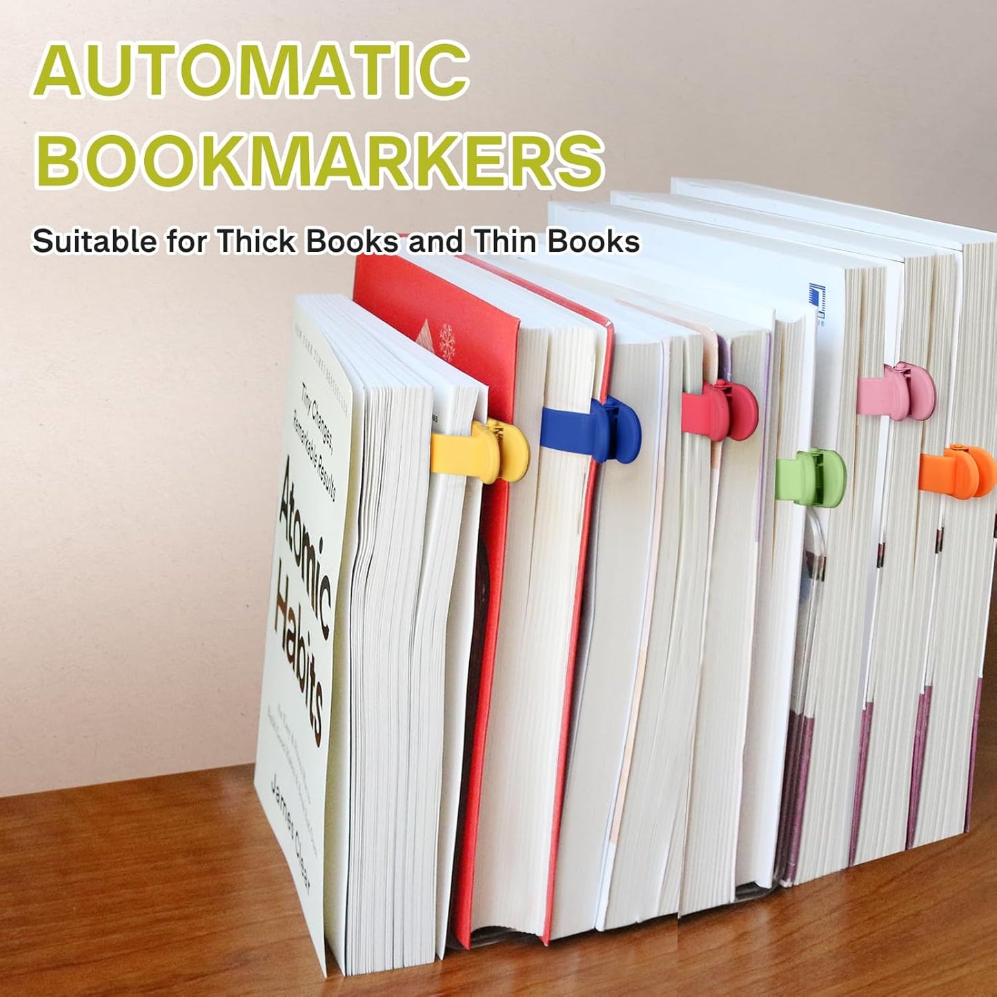 TYIIMAX Silicone Automatic Bookmark