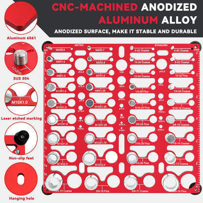2026 New Nut and Bolt Thread Checker (SAE & Metric)