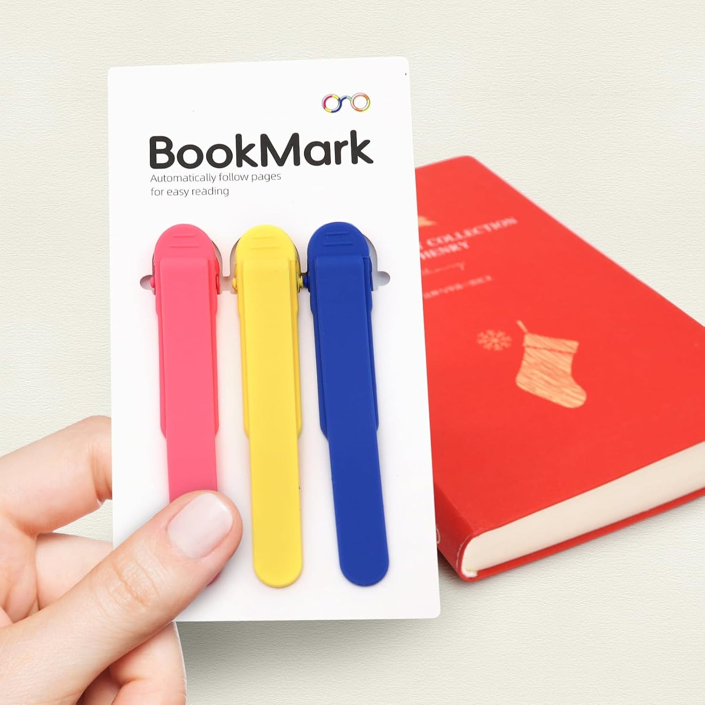 TYIIMAX Silicone Automatic Bookmark