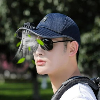 Ultralight UV Protection Baseball Cap with Solar Fan – 2026 New