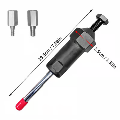 TYIIMAX™ Heavy-Duty Grease Fitting Cleaner – 600 PSI High-Pressure Grease Gun Unclogging Tool with M6/M8/M10 Adapters