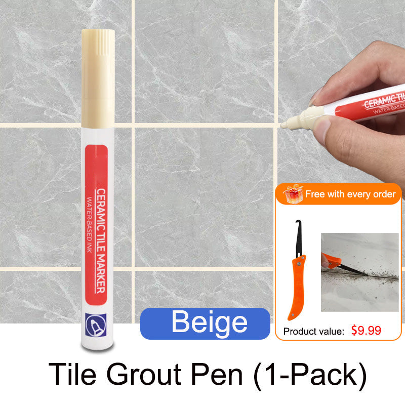 Anti-mould and waterproof joint pen for ceramic tiles
