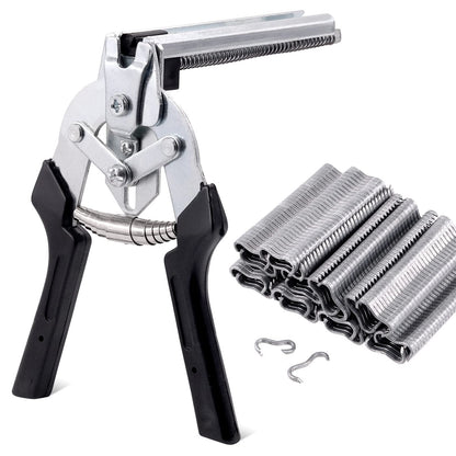 TYIIMAX™ M-Type Hog Ring Pliers Kit – Semi-Automatic Spring-Loaded Fence & Cage Repair Tool