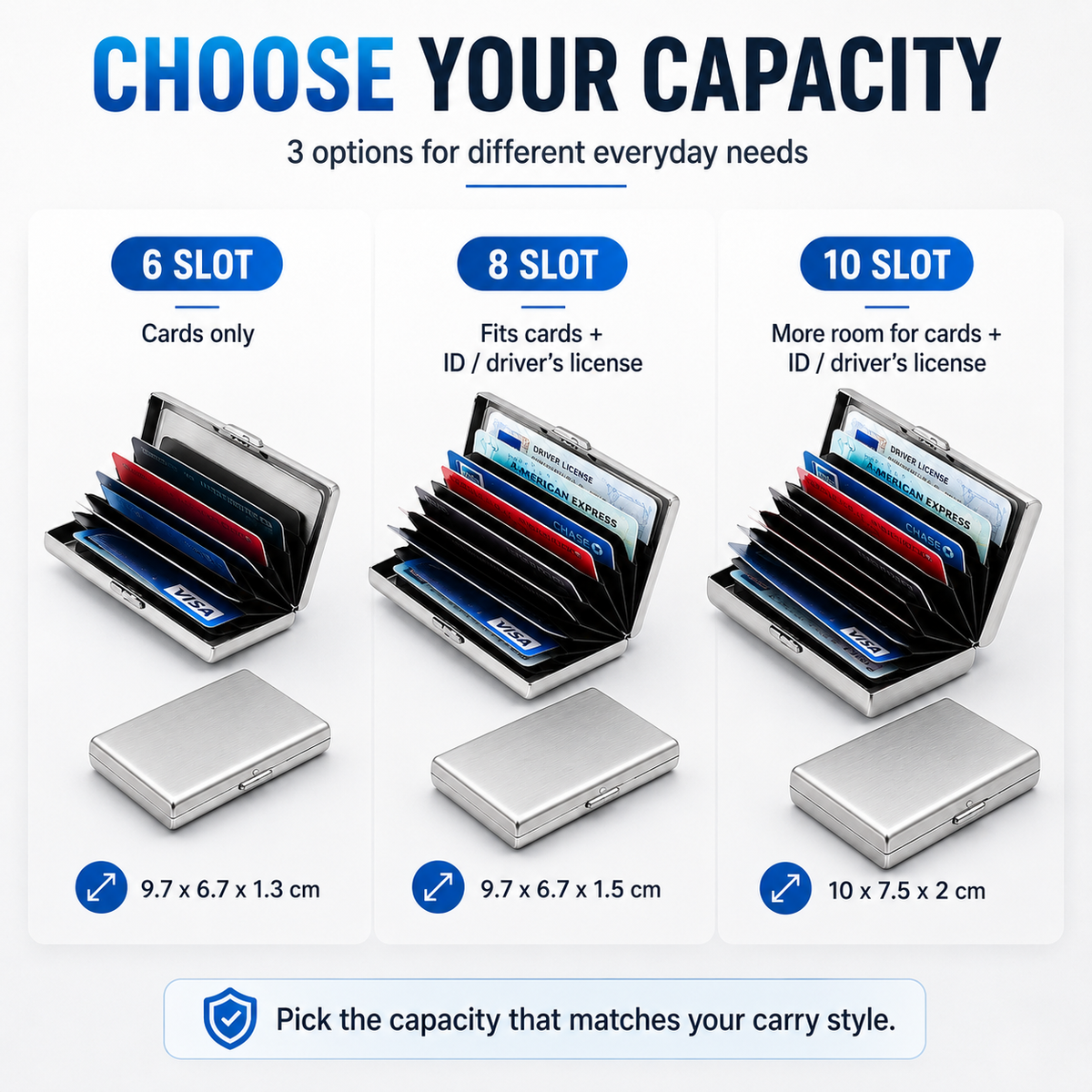 Tyiimax™ RFID Blocking Metal Card Holder