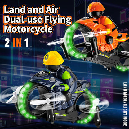 2 in 1 Flying Motorbike – Land & Air Dual Mode RC Motorcycle