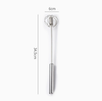 🔥Stainless Steel Semi-Automatic Whisk