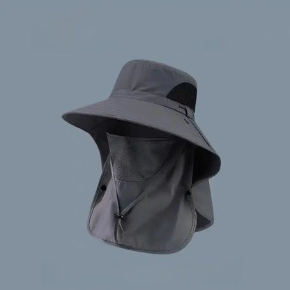 Spring/Summer Fisherman's Hat Detachable Outdoor Fishing Face Covering Neck Protection