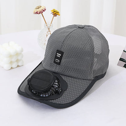 Ultralight UV Protection Baseball Cap with Solar Fan – 2026 New