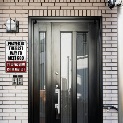 Metal No Trespassing Signs Private Property Funny