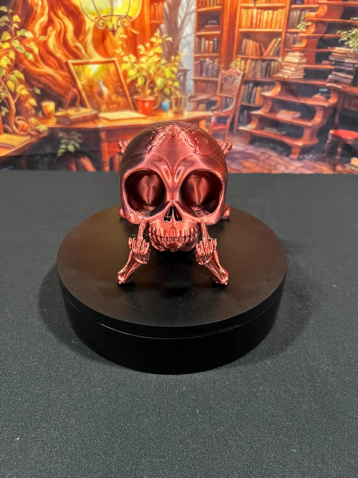 Red/Black Dual Color Chill Rude Skeleton