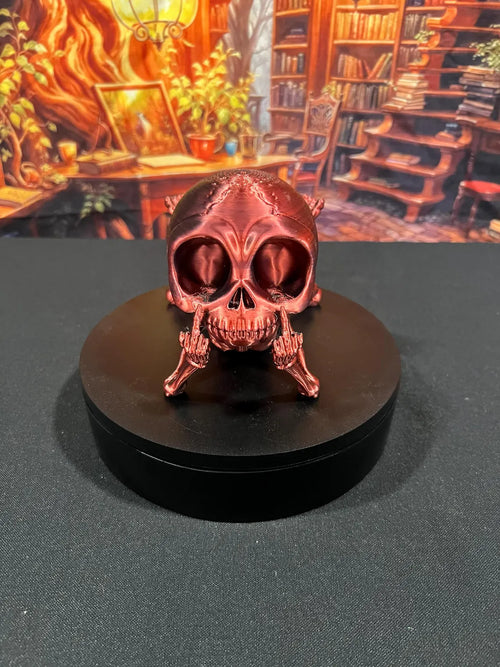 Red/Black Dual Color Chill Rude Skeleton