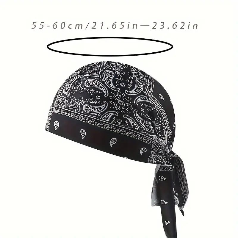 Cooling Paisley Helmet Liner & Headscarf