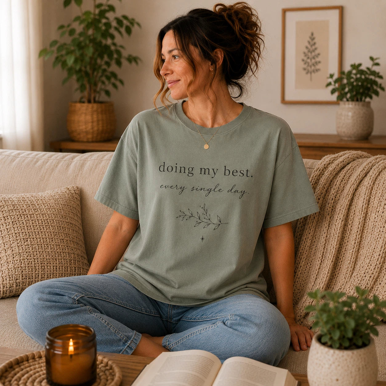 Tyiimax™ Inspirational Women's Graphic T-Shirt | Soft Vintage Relaxed Fit Cotton Tee
