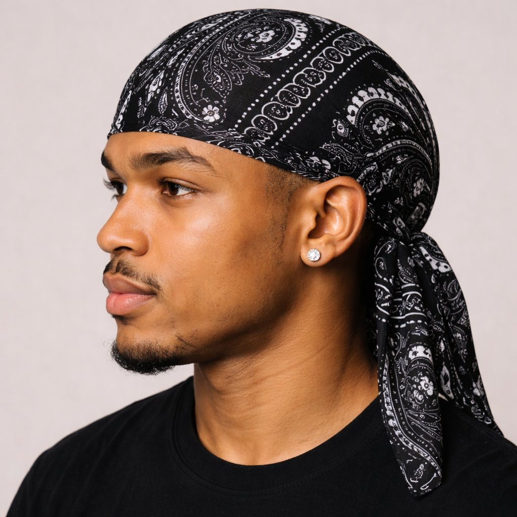 Cooling Paisley Helmet Liner & Headscarf
