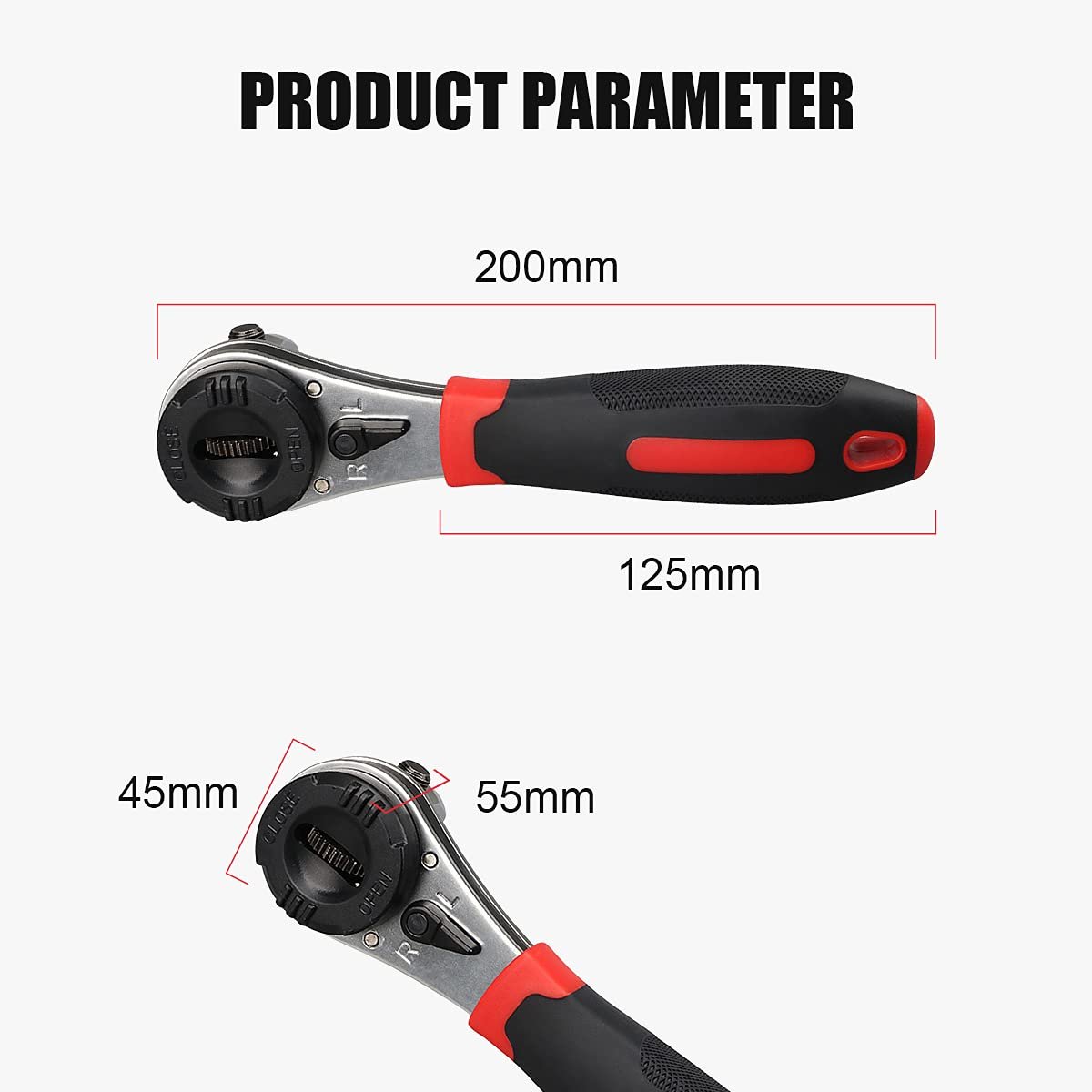 🔧Adjustable Ratchet Wrench Kit for 0.25-0.9in Screw